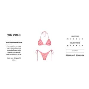 Triangl Vinca Bikini - Sprinkles